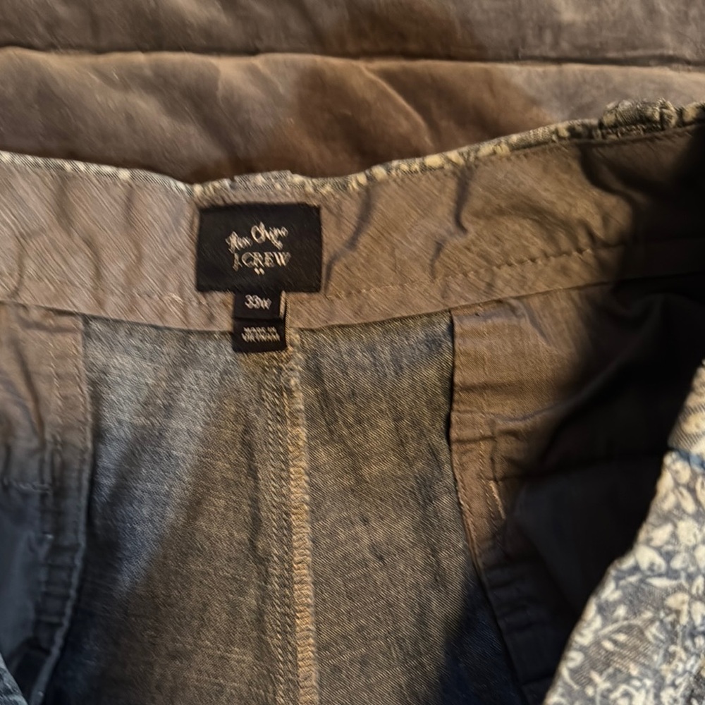 J. Crew Blue Floral Shorts - Picture 2 of 3